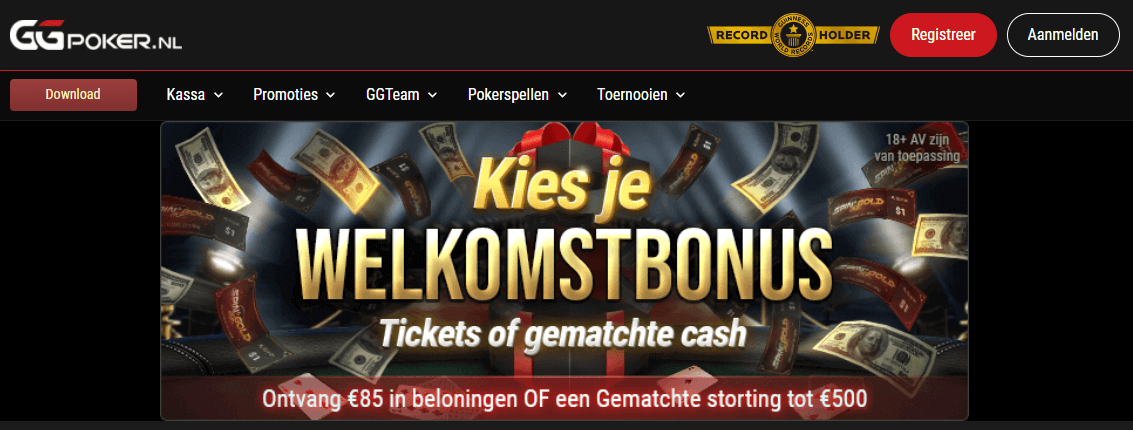 GGpoker welcome bonus