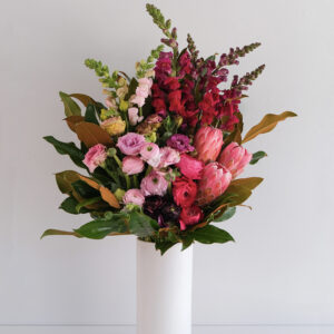 Bold pink & red bouquet